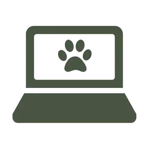 Services Pixelated icon of a laptop with a bug symbol displayed on the screen, representing a computer virus or malware issue.